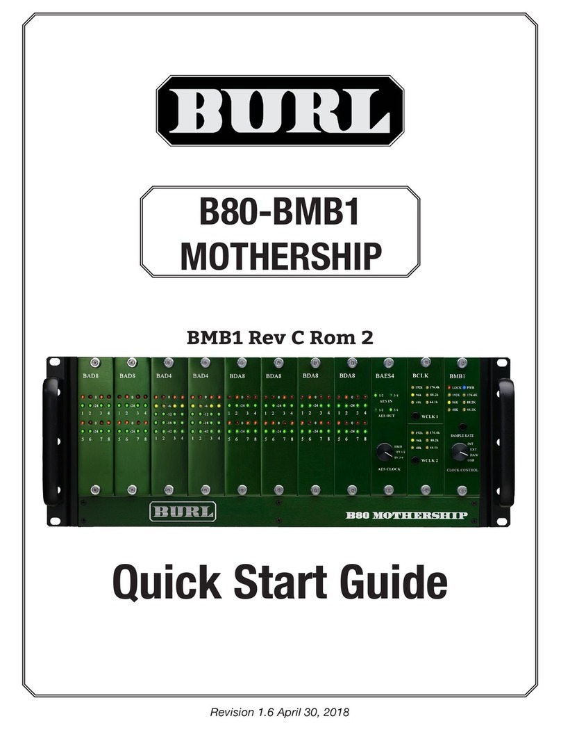 BURL B80 Mothership quick start guide