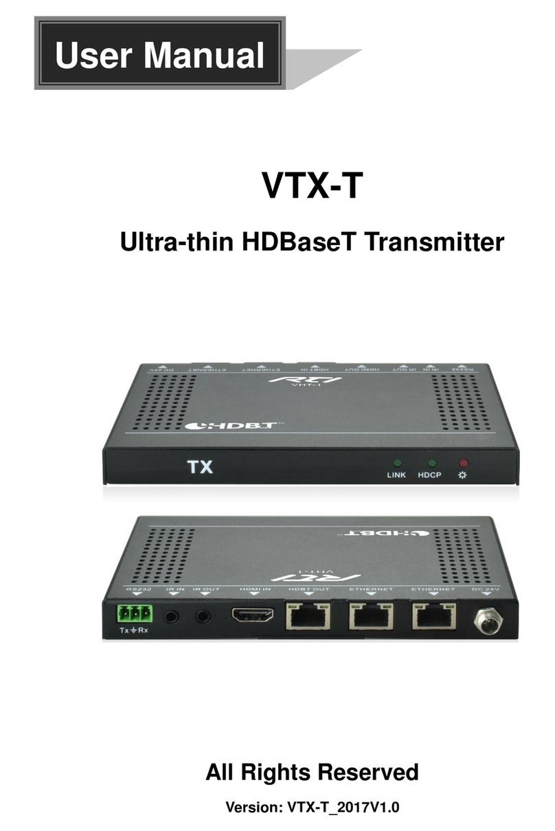 RTI VTX-T User manual