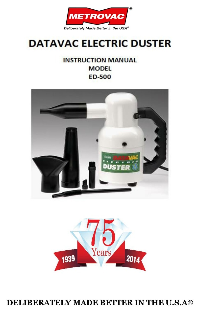 METROVAC ED-500 User manual