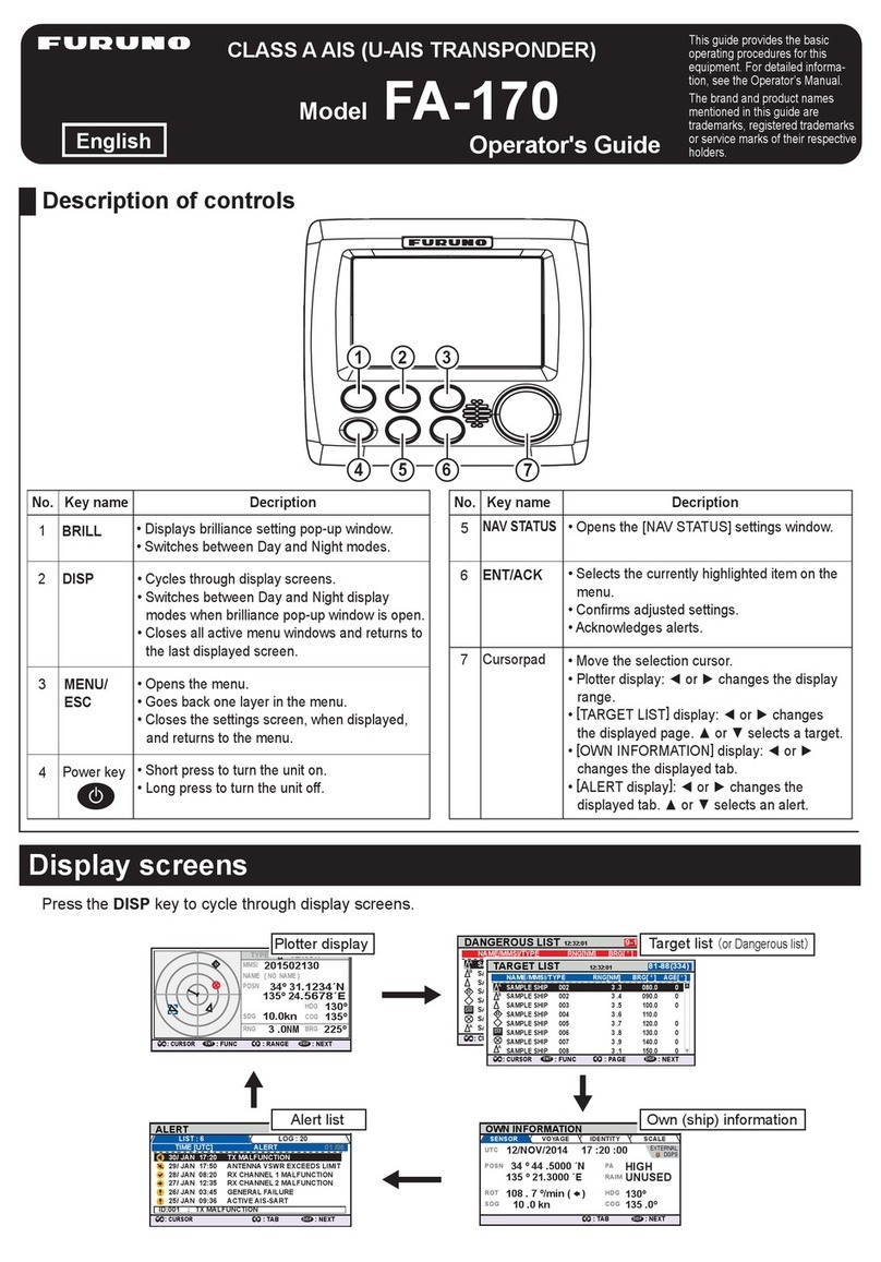 Furuno FA-170 Manual