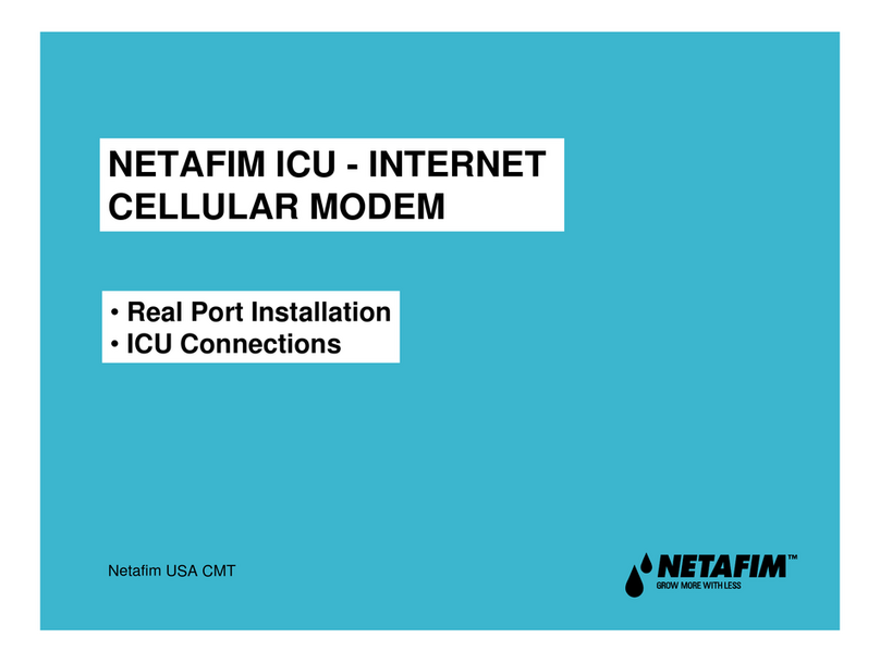 Netafim ICU manual