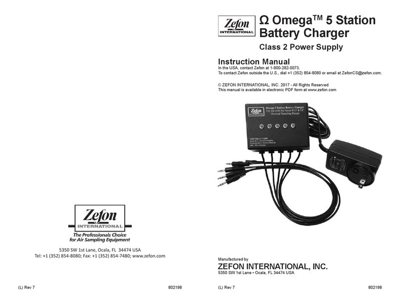 Zefon International Omega 5 instruction manual