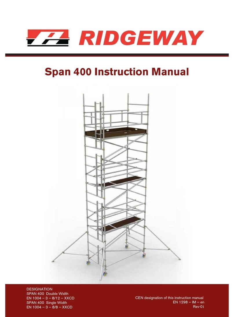 Ridgeway Span 400 instruction manual