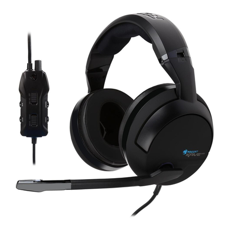 Roccat KAVE XTD 5.1. ANALOG Quick installation guide