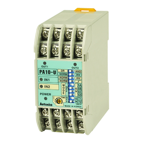 Autonics PA10-U instruction manual Autonics PA10-U instruction manual