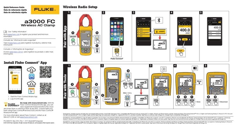 Fluke a3000 FC User manual Fluke a3000 FC User manual