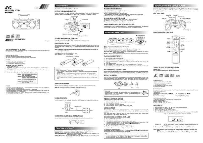 JVC RC-EX40V User manual
