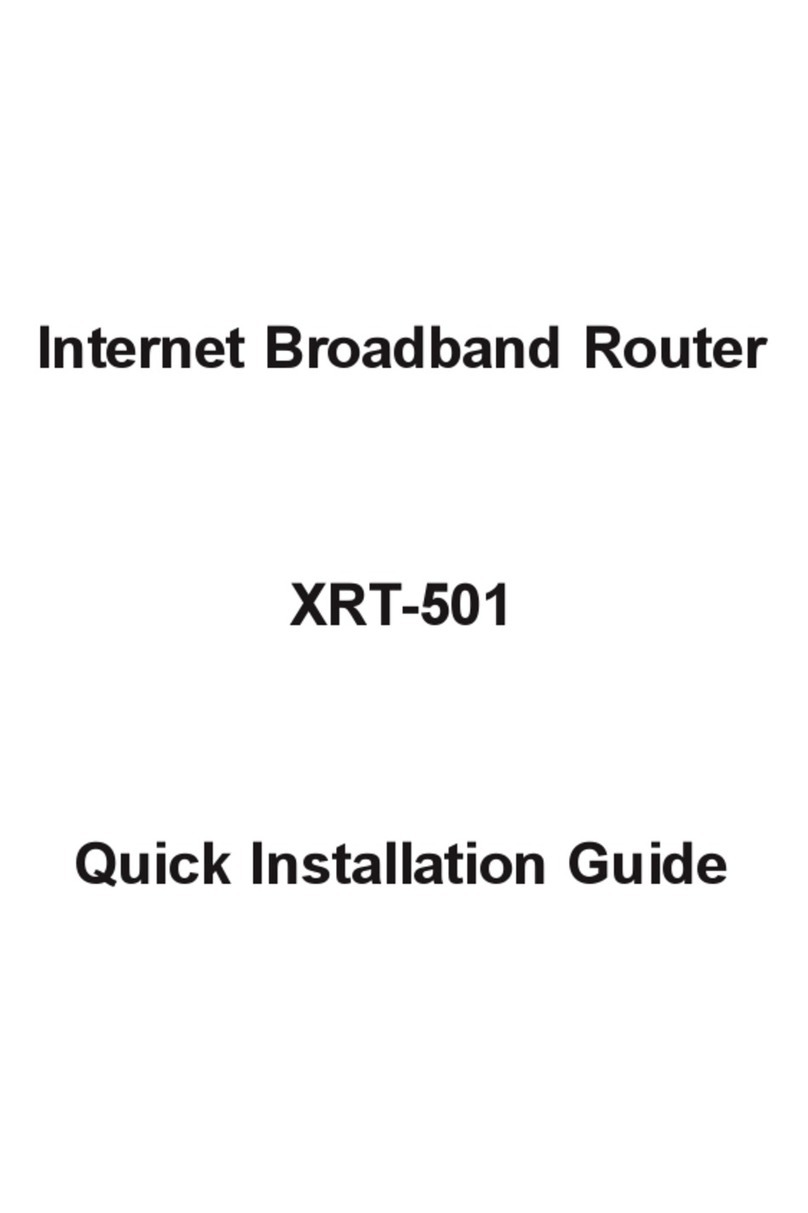 Planet Networking & Communication XRT-501 User manual Planet Networking & Communication XRT-501 User manual