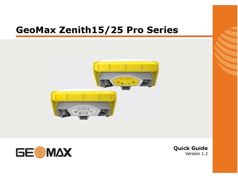 GeoMax Zenith15 User manual