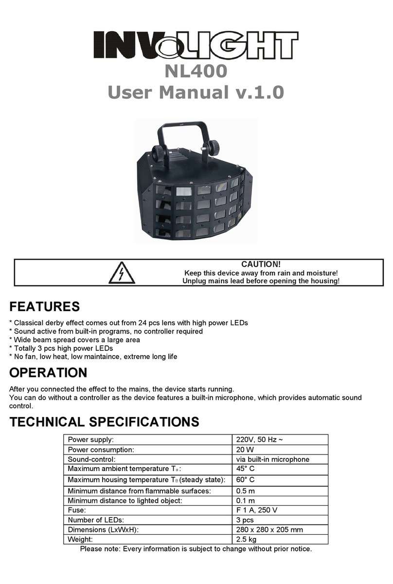 involight NL400 user manual