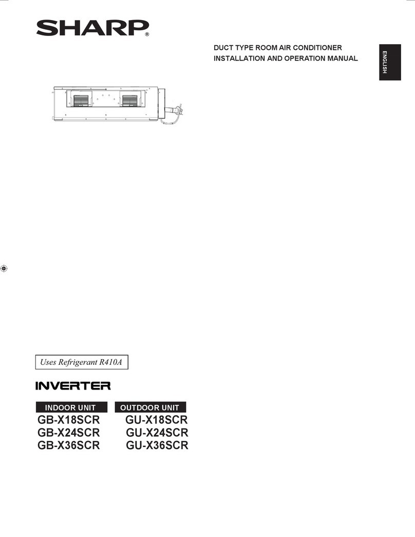 Sharp GU-X24SCR User manual