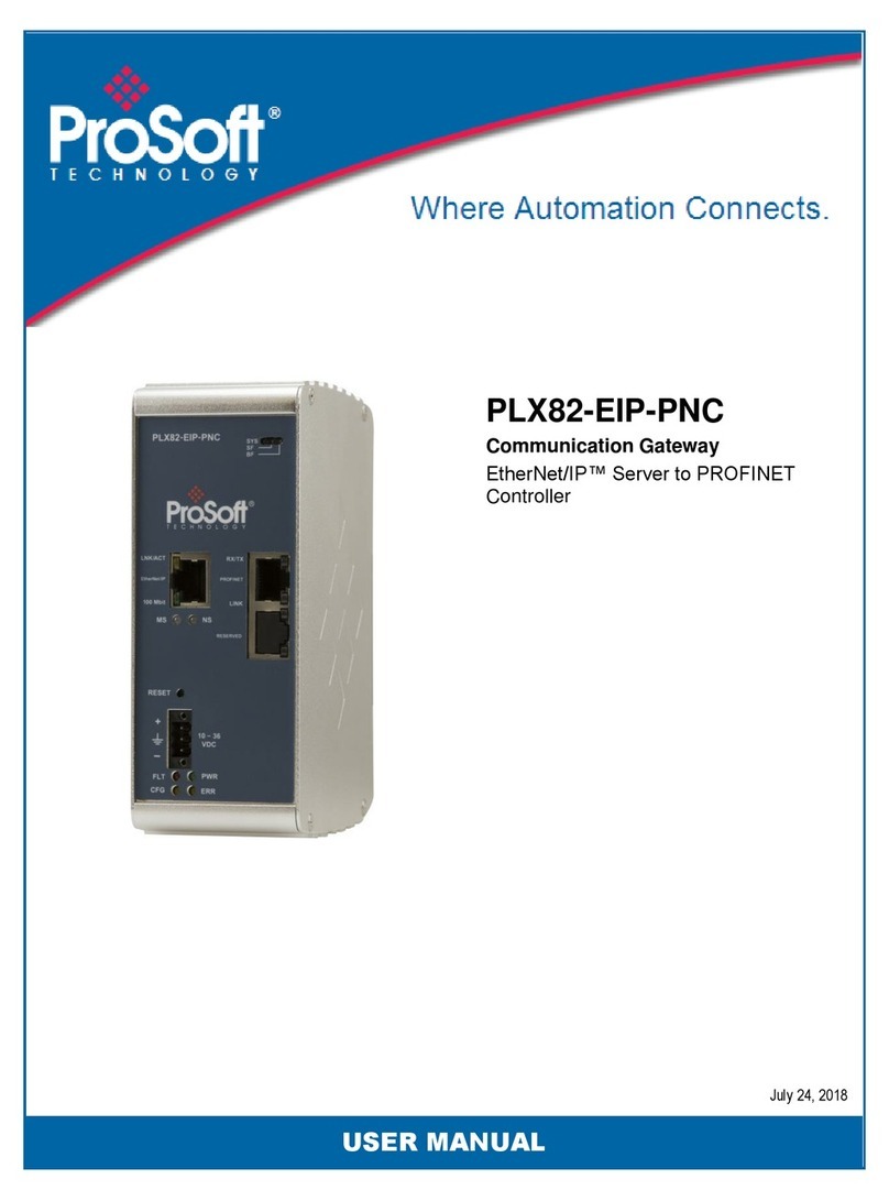 ProSoft Technology PLX82-EIP-PNC user manual