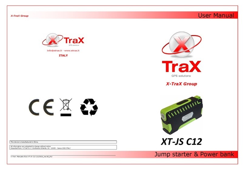 Trax XT-JS C12 user manual