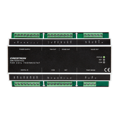 Crestron DIN-TSTAT-FCU User manual