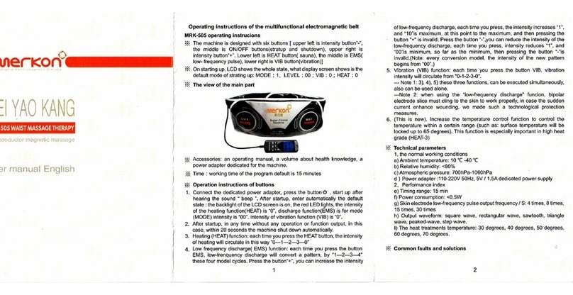 Merkon MRK-505 User manual