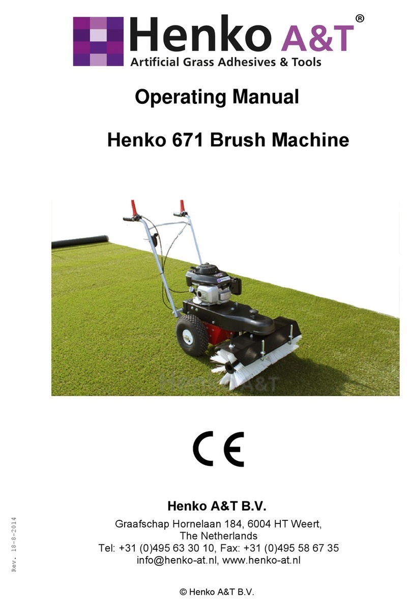 Henko 671 operating manual