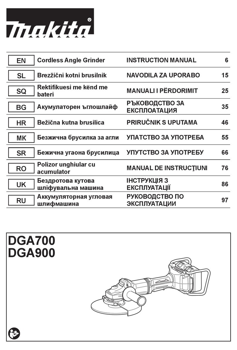 Makita DGA700 instruction manual