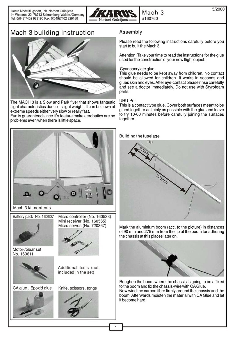 iKarus Mach 3 Building instructions