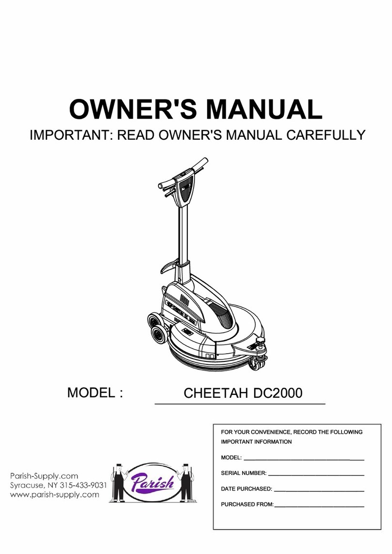 Parish Cheetah DC2000 owner's manual