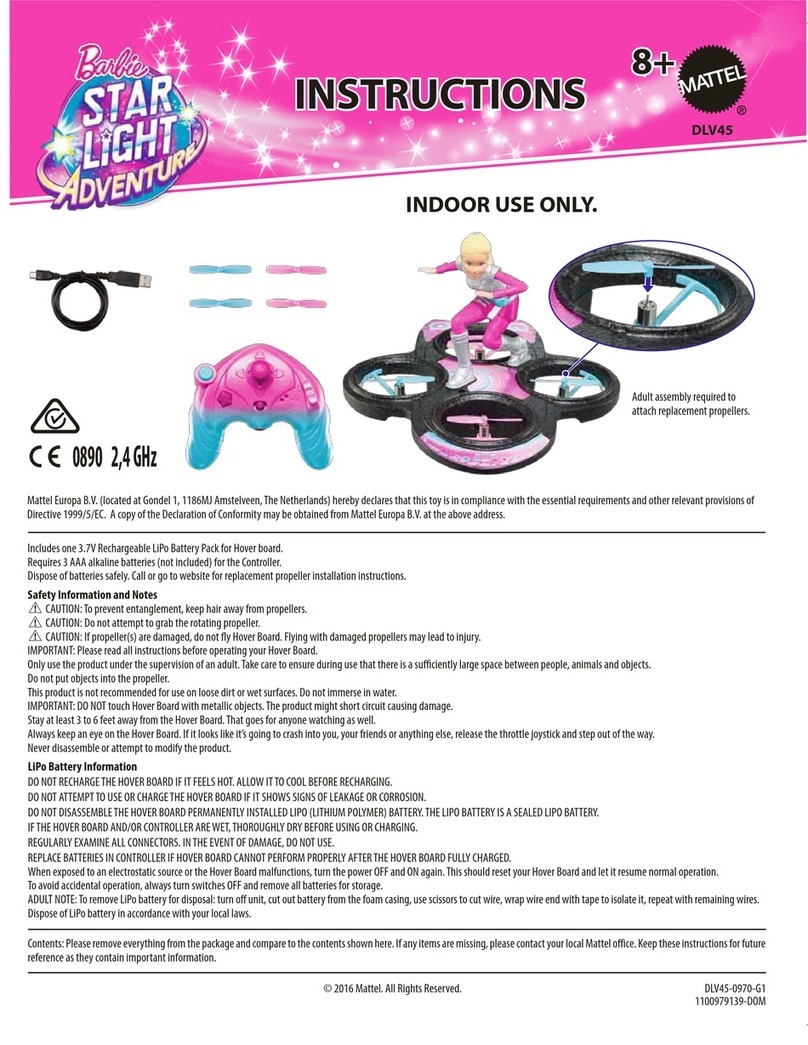 Mattel DLV45 User manual