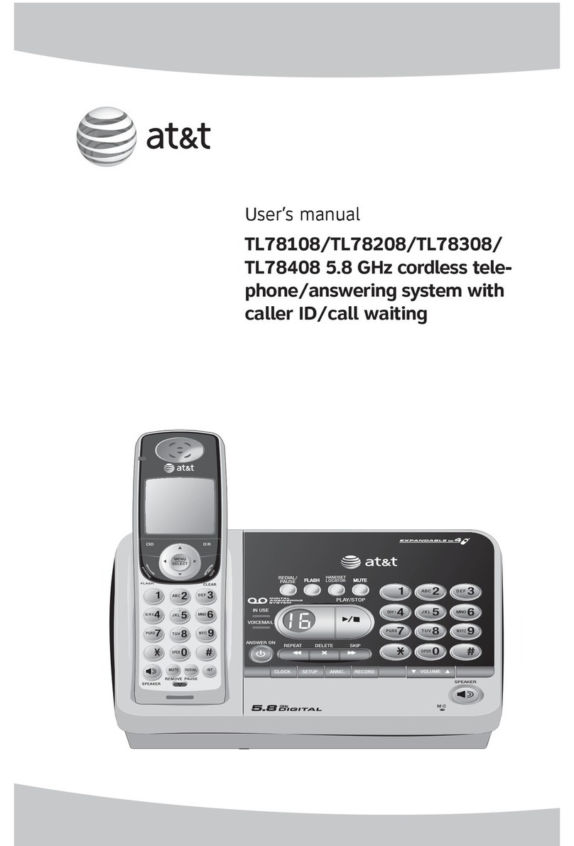 AT&T TL78108 user manual