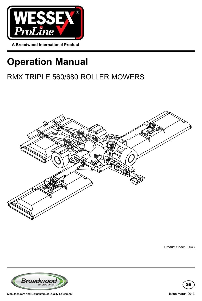 Wessex TRMX TRIPLE 560 Operation manual