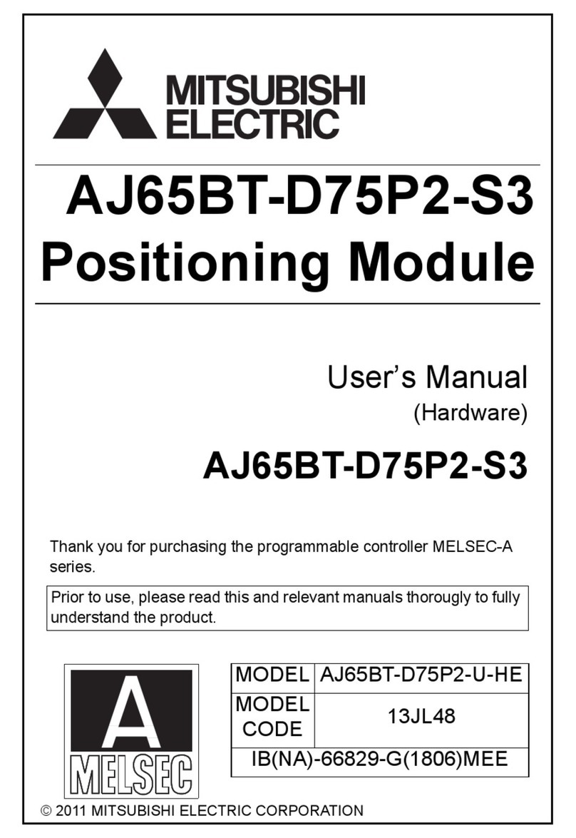 Mitsubishi Electric AJ65BT-D75P2-S3 User manual
