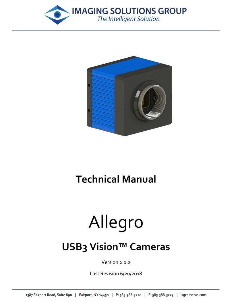 ISG Allegro LW-AL-CMV2000C-USB3COLOR User manual