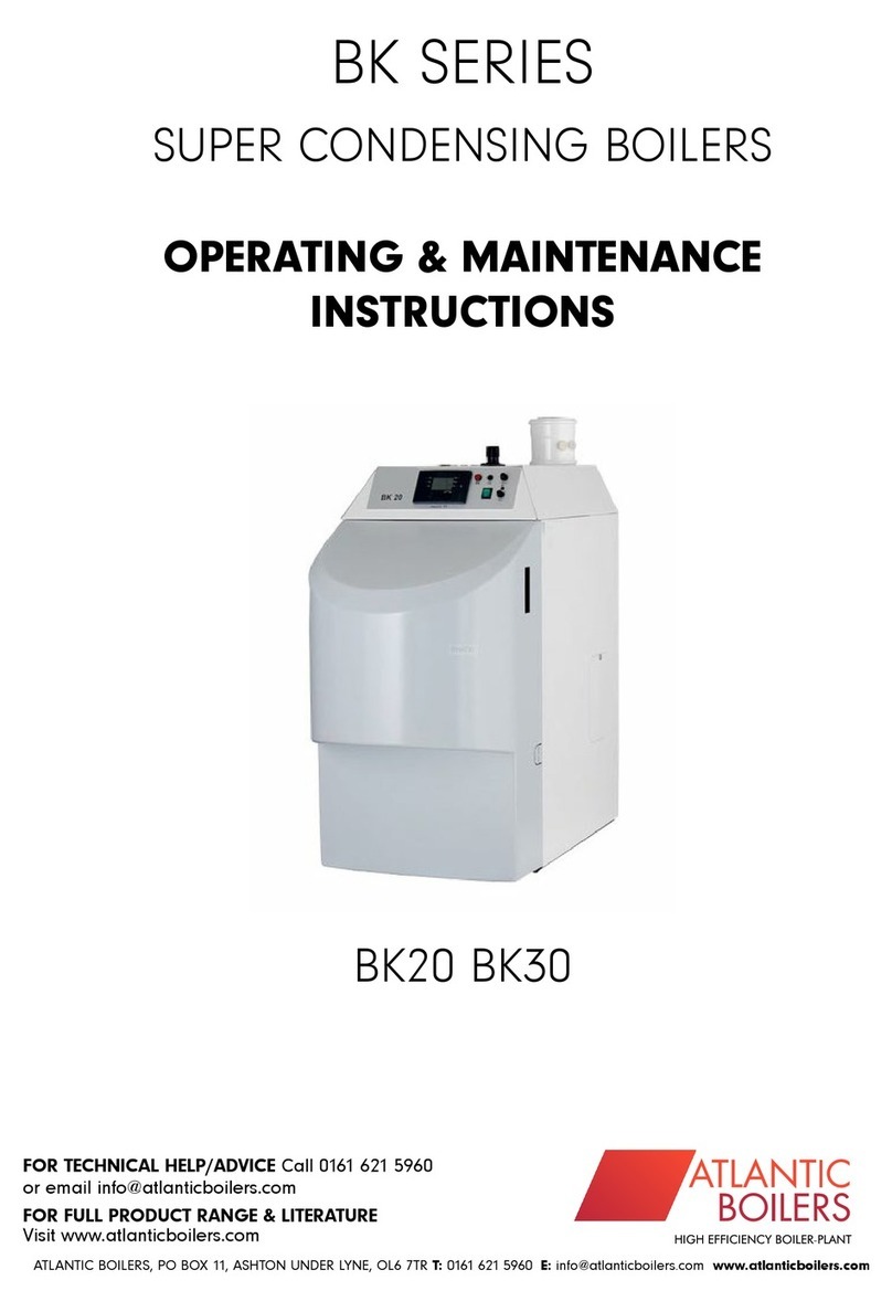 Atlantic Boilers BK20 Operating & maintenance instructions