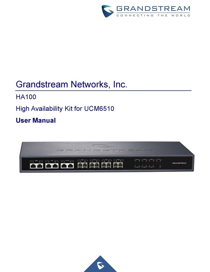 Grandstream Networks HA100 user manual