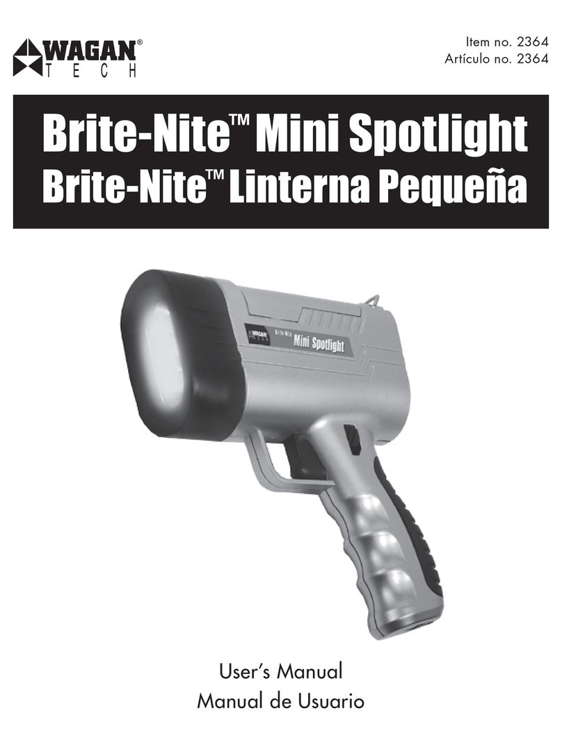 Wagan Brite-Nite Mini Spotlight User manual