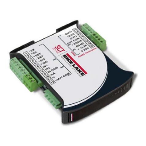 Rice Lake SCT20-DN User manual