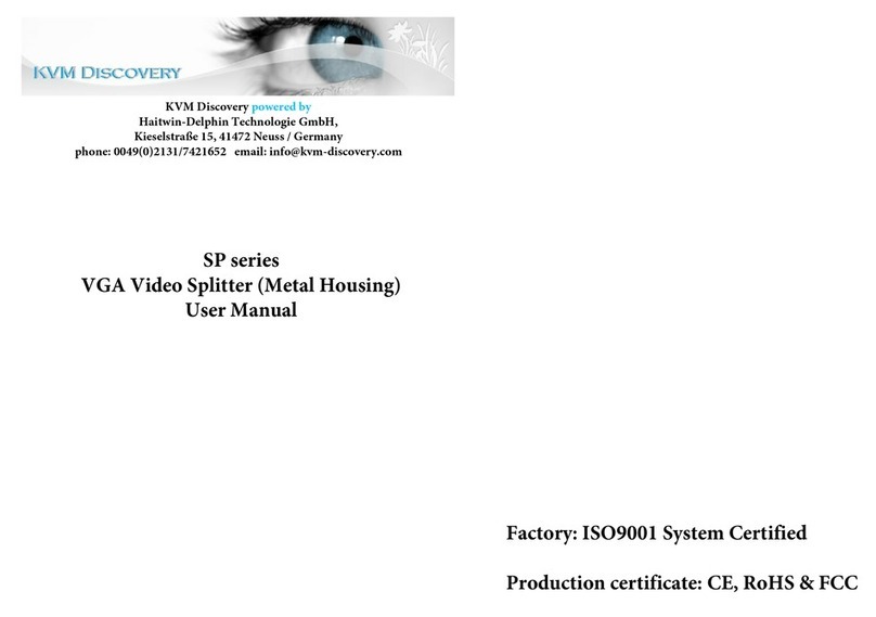 KVM Discovery SP-116R user manual