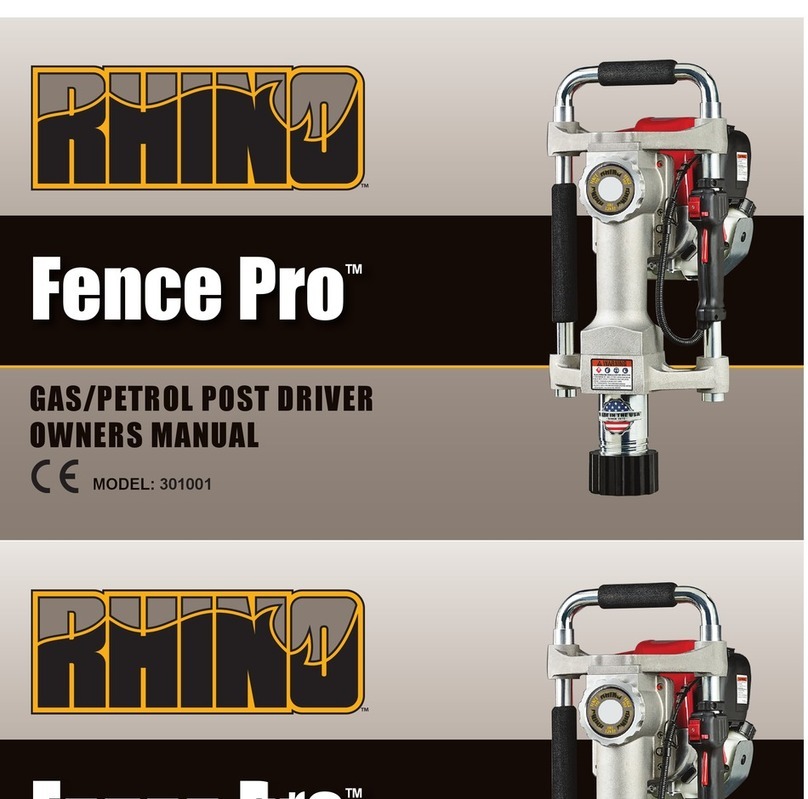 RHINO Fence Pro owner's manual