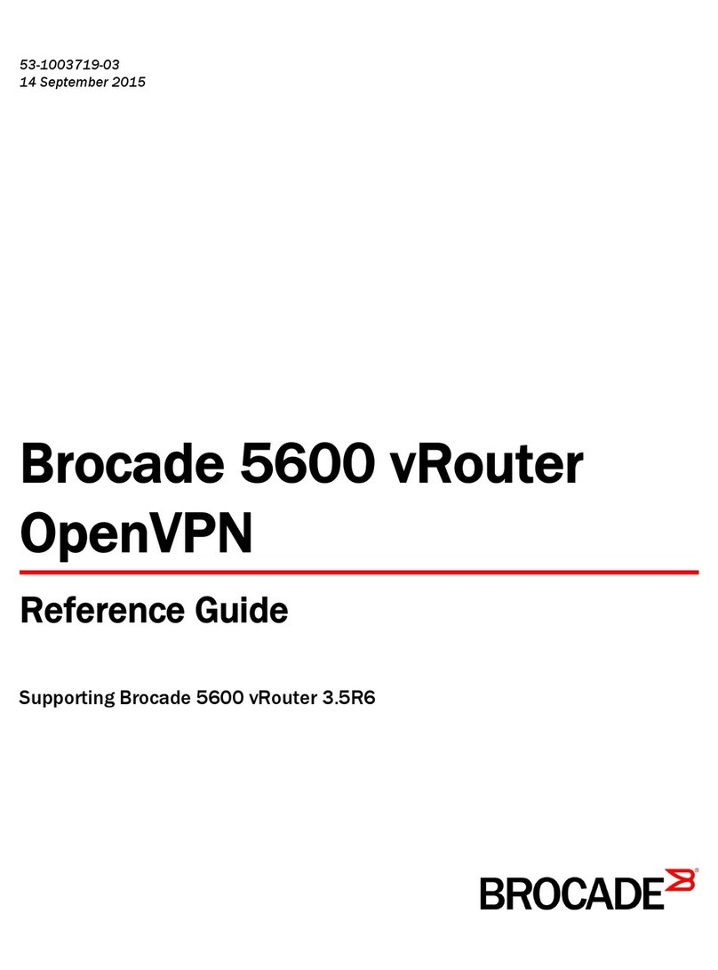 Brocade Communications Systems 5600 vRouter reference guide