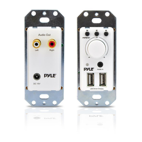 Pyle PWPBT67 User manual