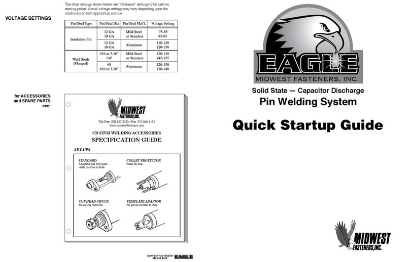 MIDWEST FASTENERS EAGLE Quick start up guide