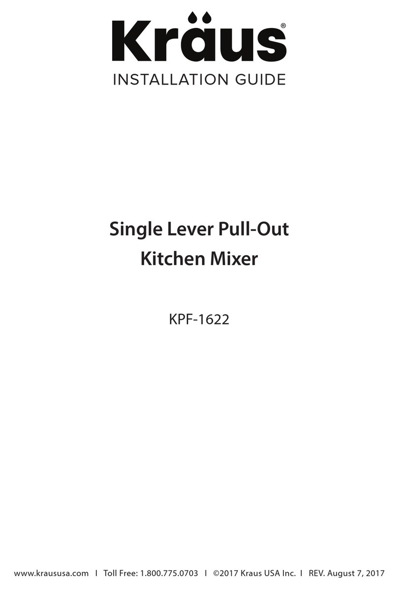 Kraus KPF-1622 installation guide