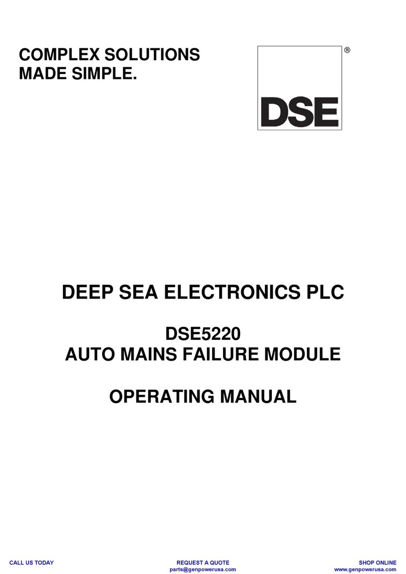 Digital deep sea DSE5220 operating manual