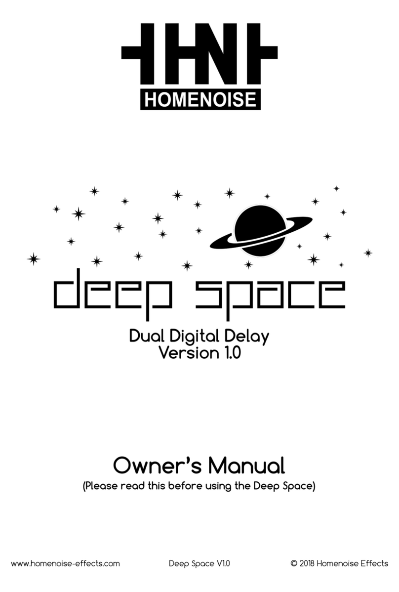 homenoise Deep Space owner's manual