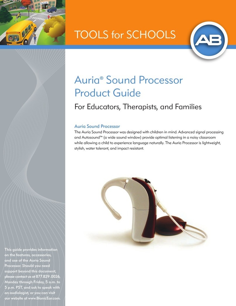 Advanced Bionics Auria User manual