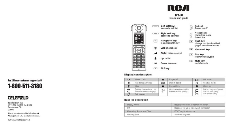 RCA IP160 quick start guide