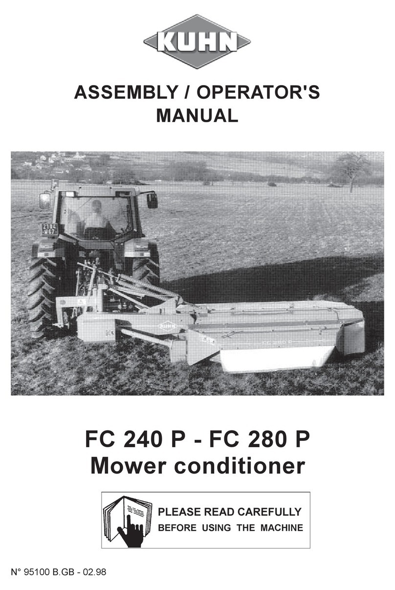 KUHN FC 240 P Assembly & operation manual