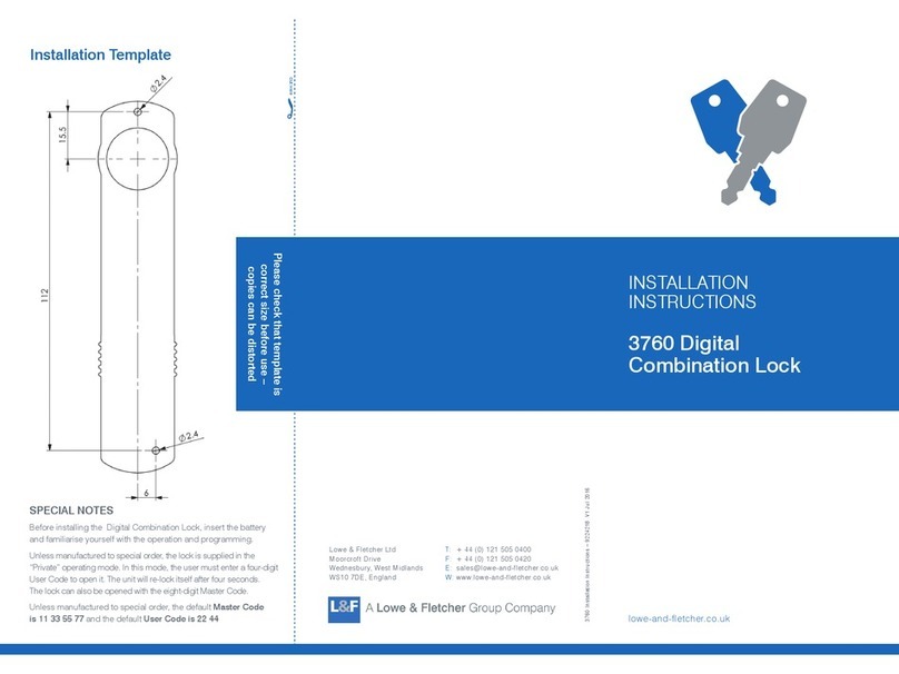 Lowe & Fletcher 3760 installation instructions Lowe & Fletcher 3760 installation instructions