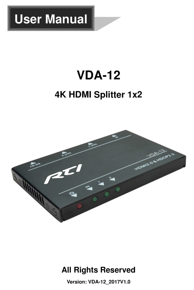 RTI VDA-12 user manual