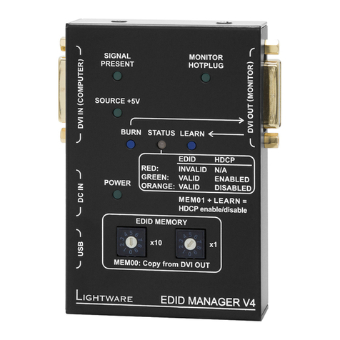 Lightware EDID MANAGER V4 quick start guide