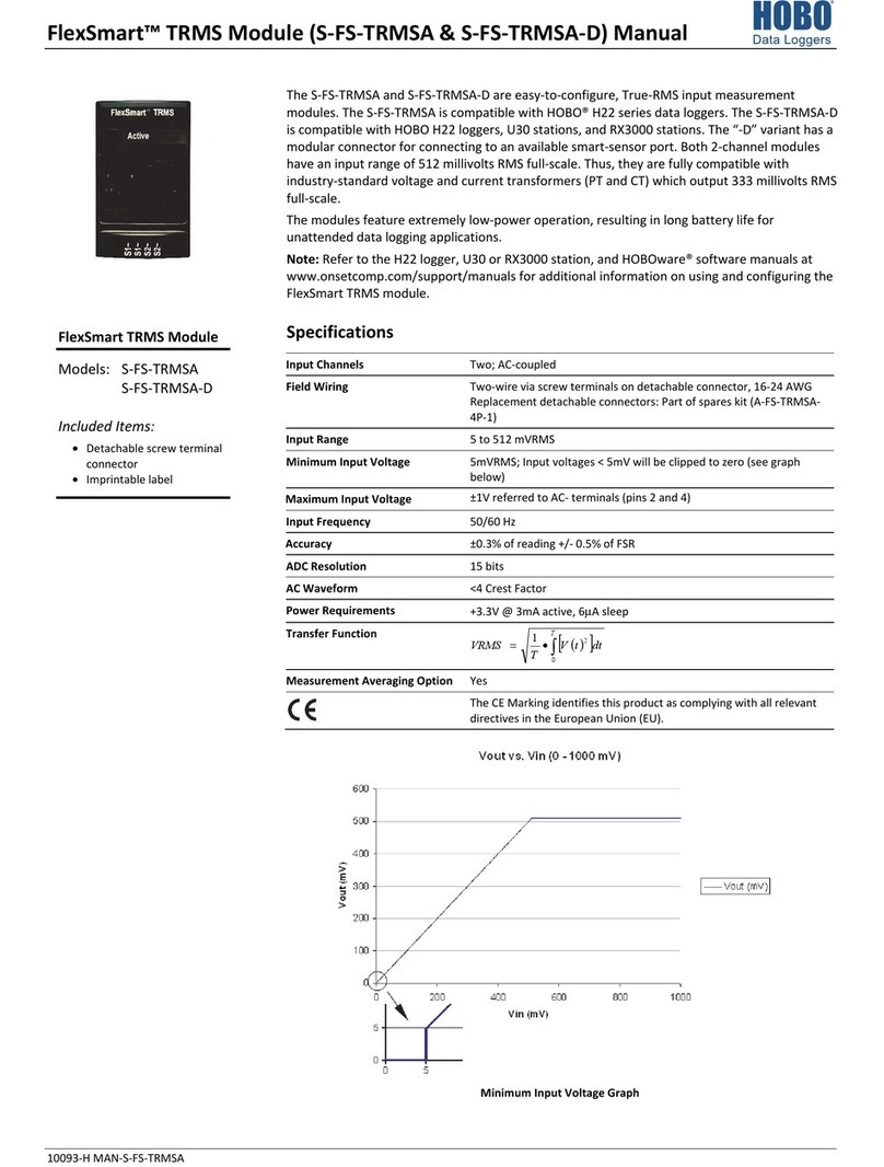 Hobo S-FS-TRMSA manual