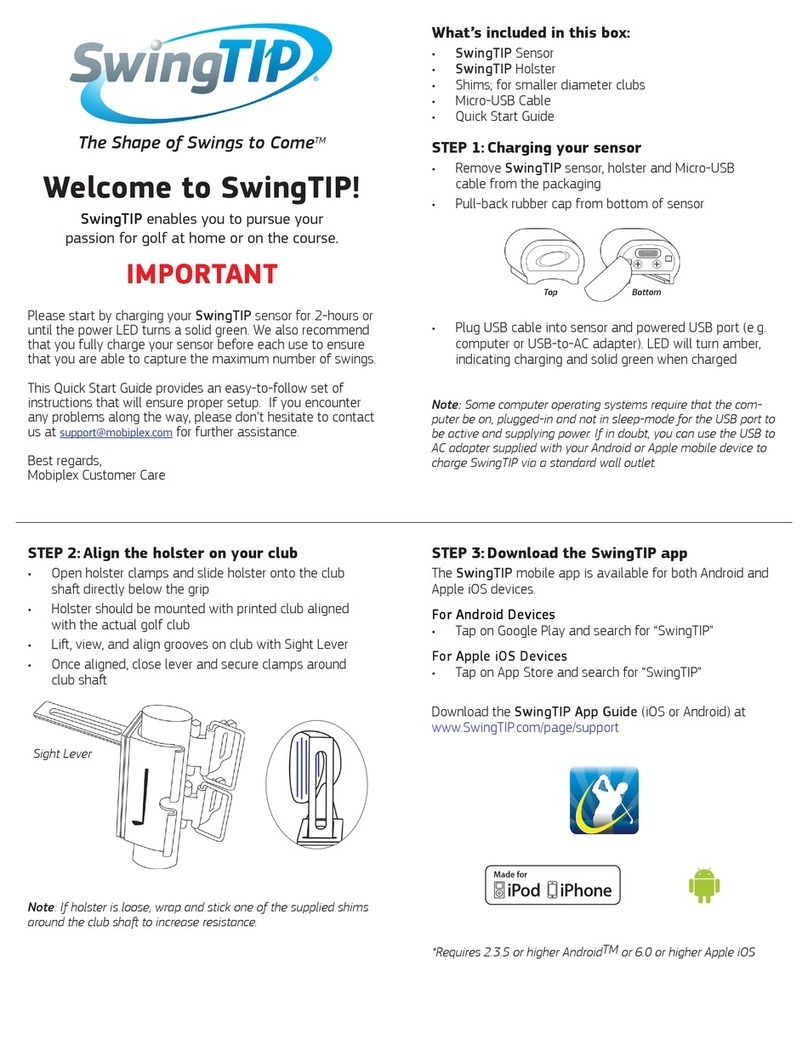 SwingTIP STP105 quick start guide