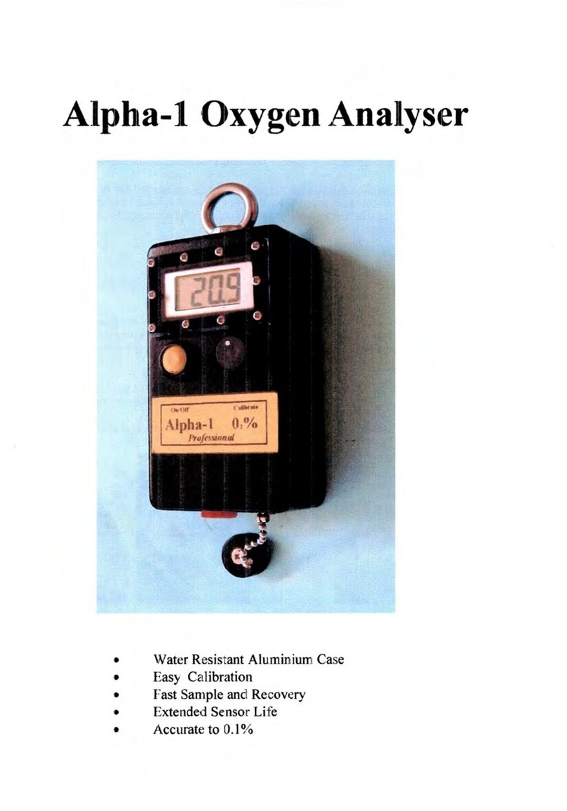 Sub Aqua Alpha-1 operating instructions