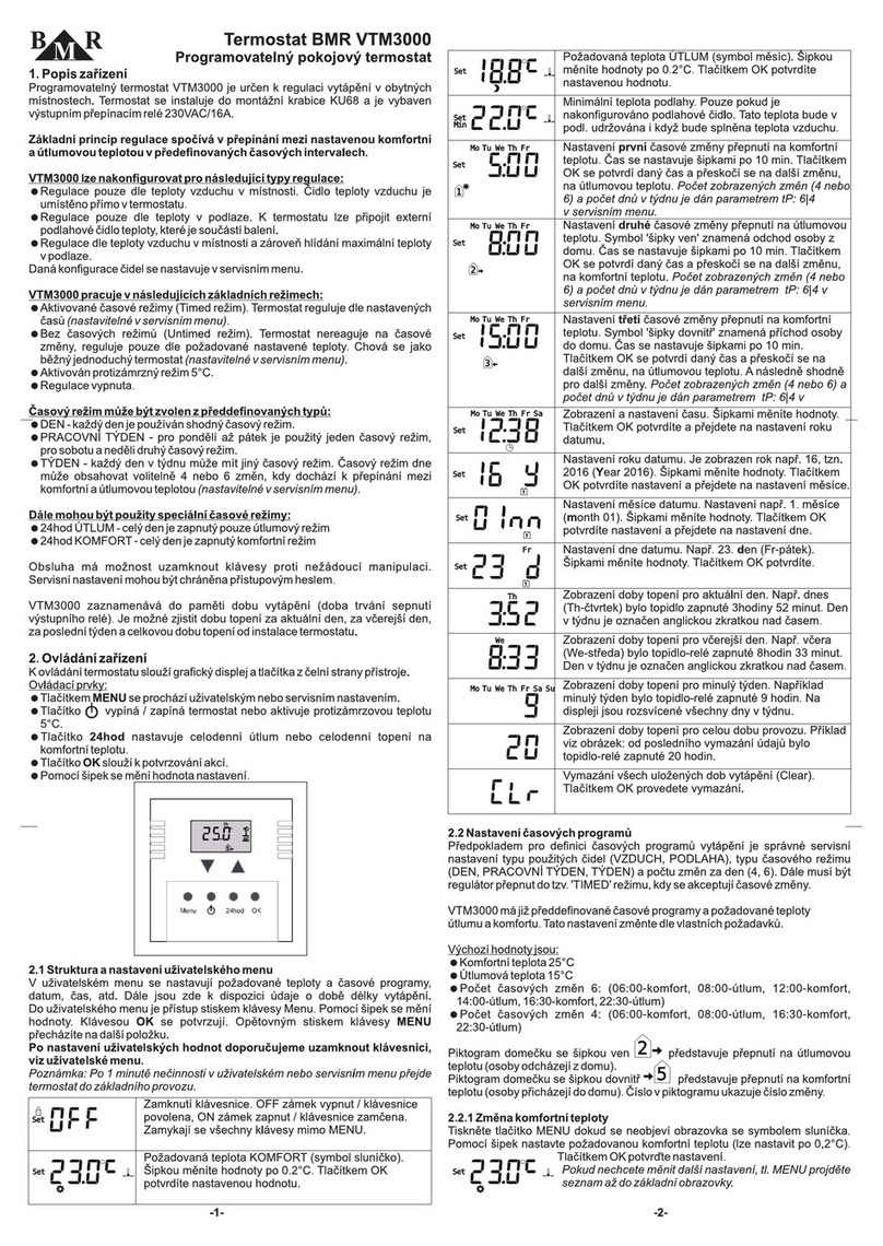 BMR VTM3000 User and service manual